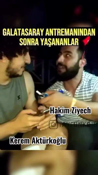 Gs antremanından sızdırılan görüntüler