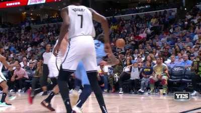 [Highlight] Memphis out muscling and out hustling the Brooklyn Nets saving back to back possessions