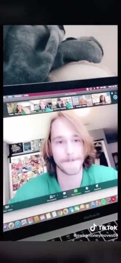 Guy proposes to co-counselor over Zoom