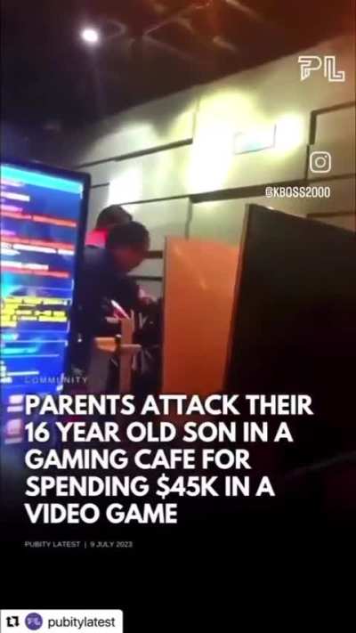 Gamer under attack