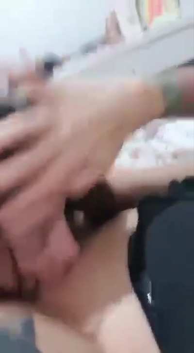 Look at me kissing pussy