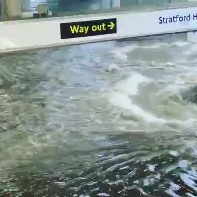 First Germany, then Hungary, then China, and now London is flooding. Taken 1hr ago