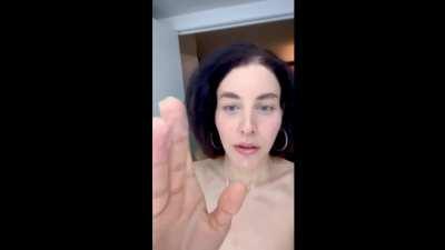 After taking the cum