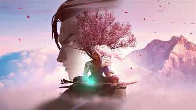 So I animated Spirit Blossom Yasuo for Wallpaper engine