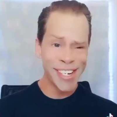 bro wants to be Jim Carrey so bad