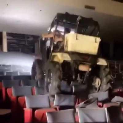 HMB while I drive this side by side through this stadium.