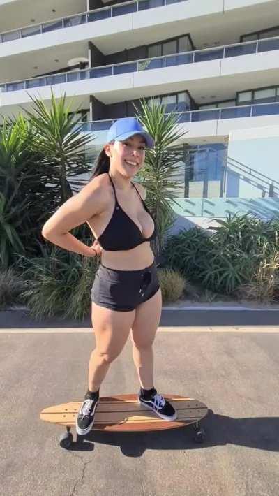 Disqualified from the Olympic skateboarding team...