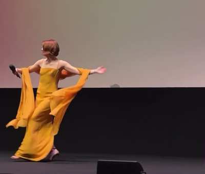 She is always so energetic!