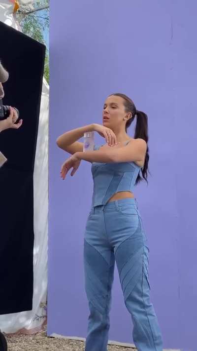 Gorgeous Millie bts from Florence