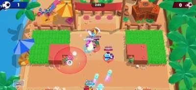 Melody breaks Brawlball