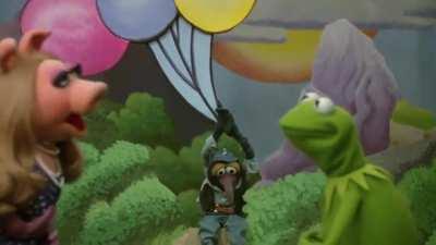 Kermit the Frog (Jim Henson) sings 