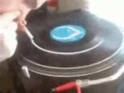 What is this line of dust on my grail?