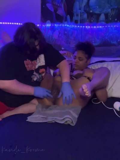 [F]irst post, [m]y Dom loves making me squirt