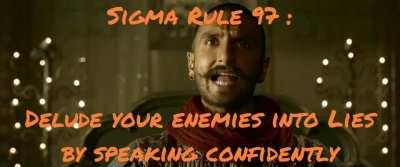 Brahmin by mind + Kshatriya by body = True Sigma by birth