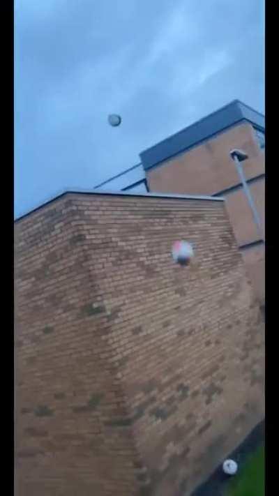 This dude has a lot of balls.