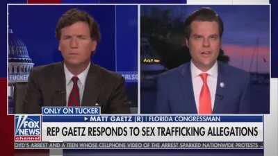 Matt Gaetz tries to implicate Tucker in his underage sex trafficking scandal
