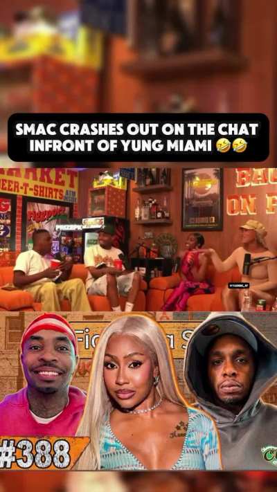 Smac was showing out for Yung Miami and doing too much, he better chill out before Diddy has his spaceship firebombed like he did Kid Cudi's car