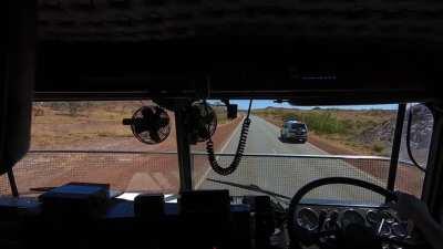 This is what it’s like driving a roadtrain in the Pilbara in WA.