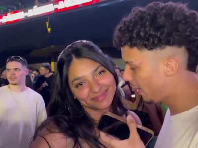 Brazilian guy making out 