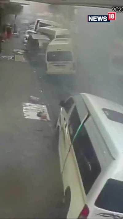 Can remember if it was posted here. Underground explosion in Johannesburg South Africa. 