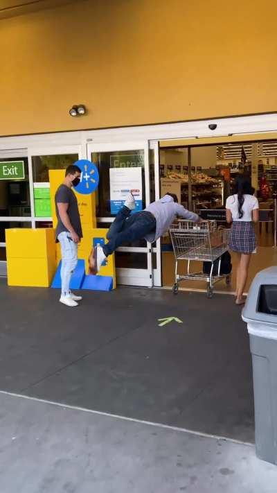 Flying through the store