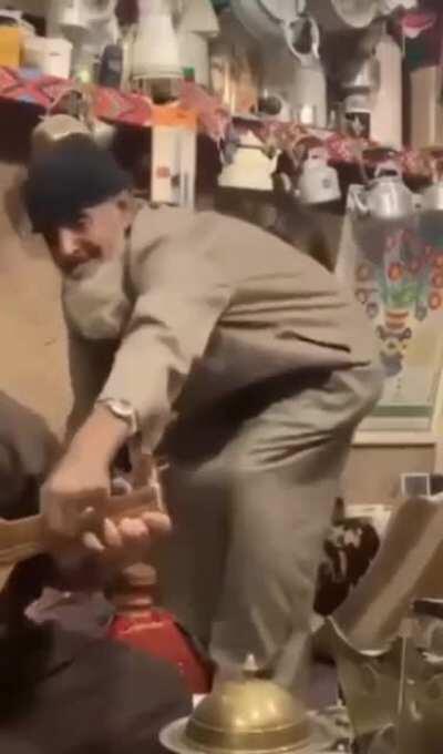 WCGW Not letting your grandfather sleep?