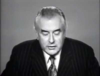 Part two of Channel 9’s Sunday program covering the 10th anniversary of the dismissal of Gough Whitlam and his government. Broadcast on 10 November 1985