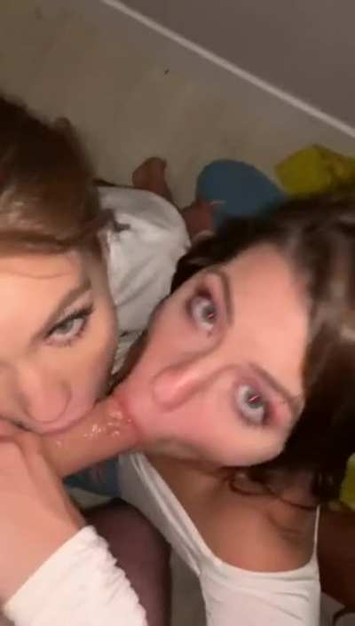Share your daddy's cum with your bestie as you get her cock-addicted like you fucktoy