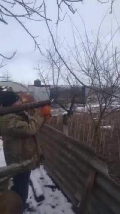 Homemade grenade launcher