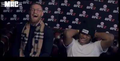 KSI and Mcgreggor watching Jake Paul saying he could beat both of them easily