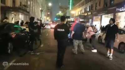 Dudes stole an ATM machine and stuffed it in their trunk in Los Angeles