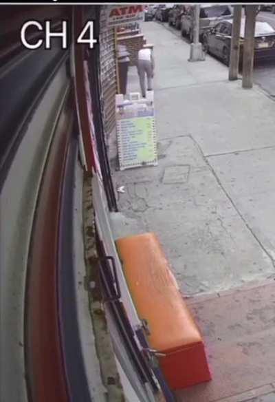 Cblu gets shot at? Why dude in the back start laughing?