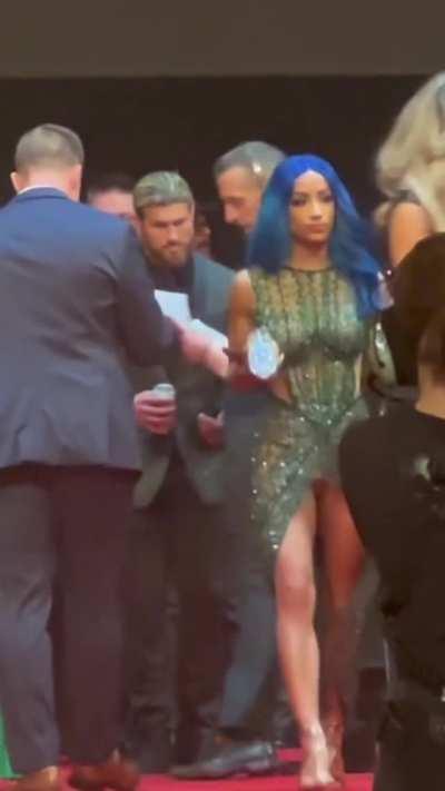 Legs 🔥 Sasha Banks at the WWE Hall of Fame