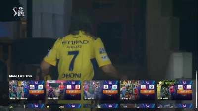 Dhoni left the stadium without shaking hands with any player in some anger. Now imagine the reactions had kohli done the same 