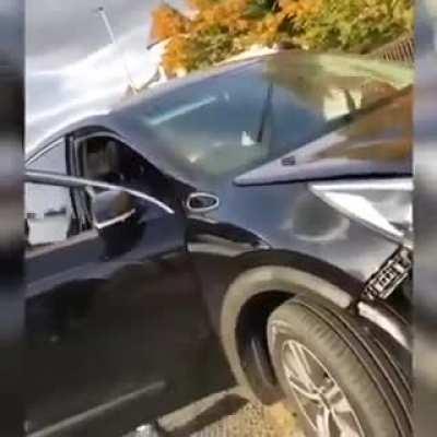 He forgot the spell to reverse the car