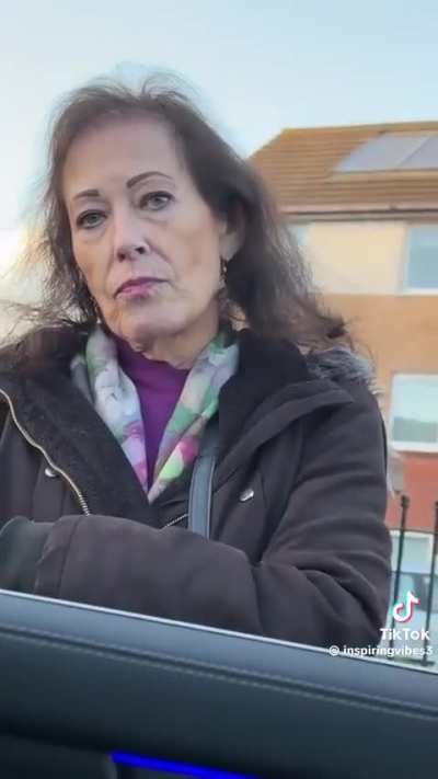 Local Karen enforces her own parking rules