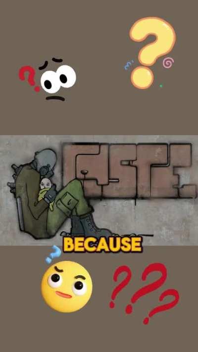 Why does the cp/overwatch hold a baby?