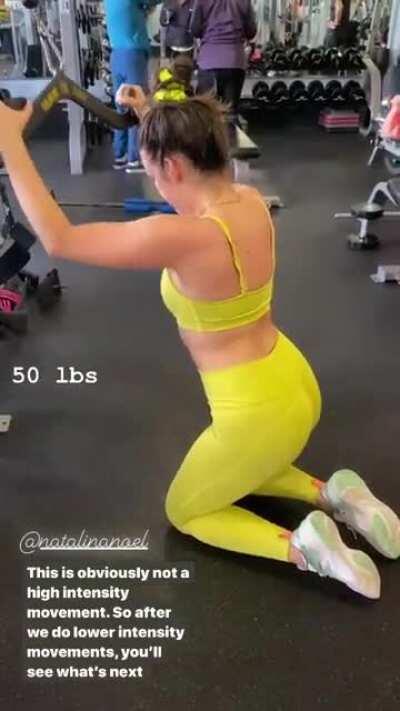 Natalie's Yellow Workout Compilation 2/26