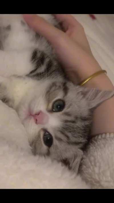 Two little children need love.