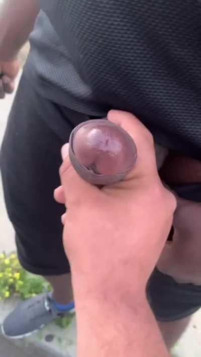 Played with a Big Black Cock Today at my Favorite spot. This is before he got Deepthroated 💦🍆(Cul de Sac above ARCO Station , Deer Springs Exit off the I-15, North San Diego CA)