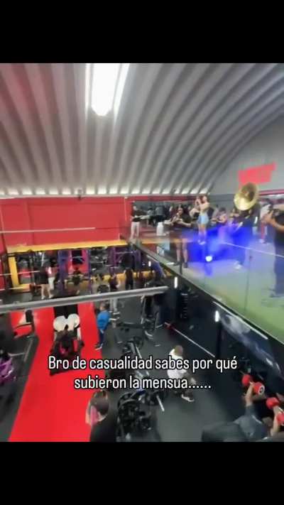 It's a cool gym. Don't deny it.