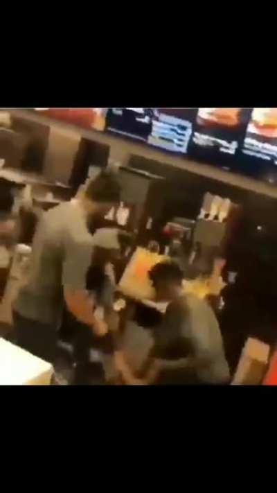 He kicked his own butt