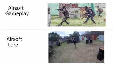 Airsoft Gameplay vs Airsoft Lore