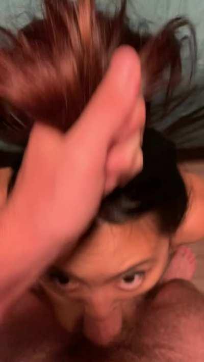 All the way down my throat please