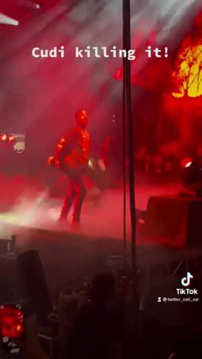 My 12 year old’s first concert was Kid Cudi! View from 106 row 6