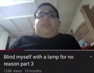 getting blinded for clout