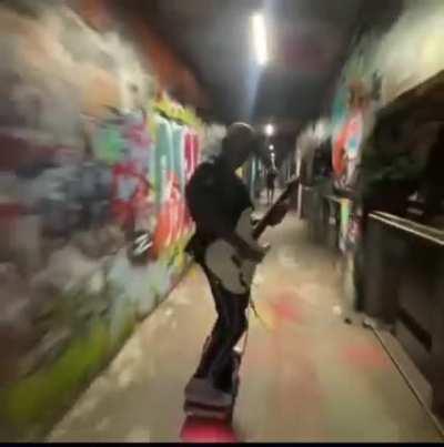 I found this American idiot cover on instagram, it’s pretty sick 🤟🤟🤟(credit: Chavis Flagg)