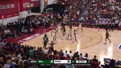 [Highlight] Tacko Fall block leads to the Marjon Beauchamp self alley-oop!