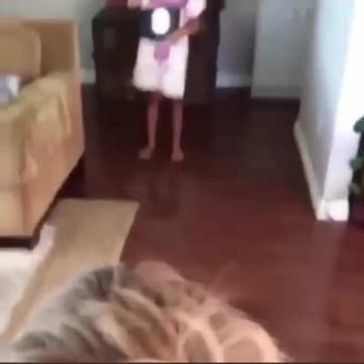 Hold the target in an iPad sister, I’m a perfect marksman!