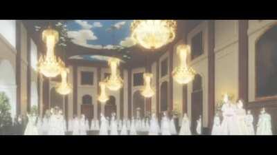 Violet and Isabella dancing. [Violet Evergarden: Eternity and the Auto Memory Doll]